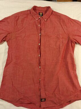 Dickies RED - Adult Large Short Sleeve Shirt